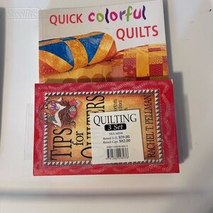 Set of 3 Quilt books NWT